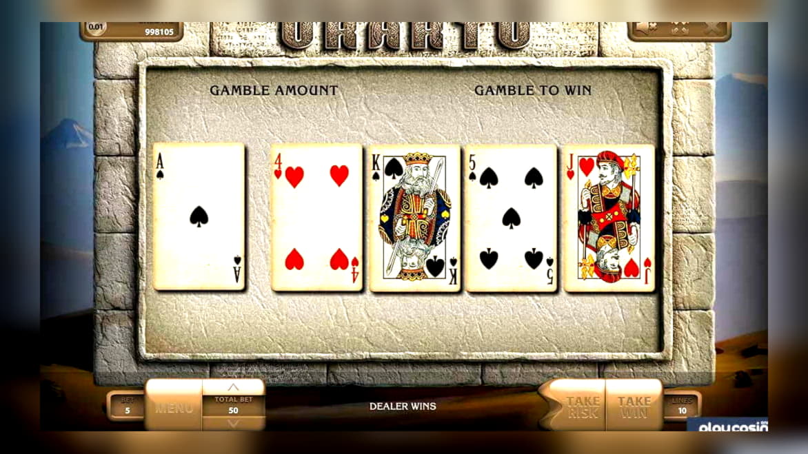 105% Partita in un casinò al Rizk Casino